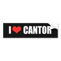 ERIC CANTOR Election Gear bumper stickers