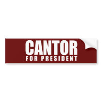 ERIC CANTOR Election Gear bumper stickers