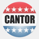 ERIC CANTOR ROUND STICKERS