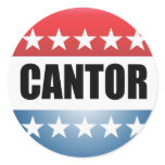 ERIC CANTOR ROUND STICKERS