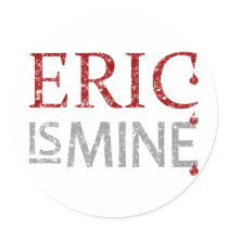 Eric is Mine Round Sticker