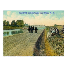 Erie Canal Tow Path Postcard
