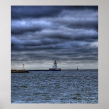 Erie Lighthouse Poster