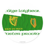 Erin Go Bragh and Leinster Province Flags Stickers