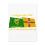 Erin Go Bragh and Ulster Province Flags Post Card