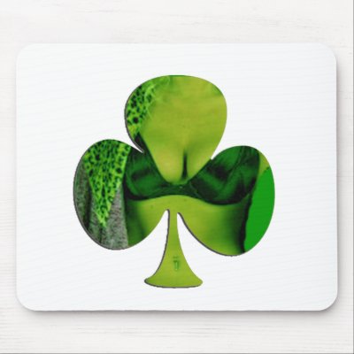 ERIN GO BRAGH GREEN TORSO TEMPLATE MOUSE PAD by OWL1998