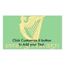 Erin Go Bragh, Ireland flag Business Card Template
