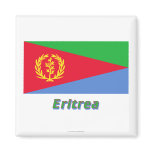 Eritrea Flag with Name Magnet