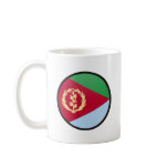 Eritrea quality Flag Circle Coffee Mugs