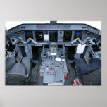 ERJ 175 Cockpit Poster