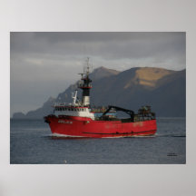 Erla N, Crab Boat in Dutch Harbour, Alaska Posters