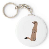 Ermine - Stoat - Weasel Keychains
