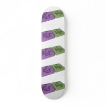 Erne as Er Erbium and Ne Neon Custom Skateboard