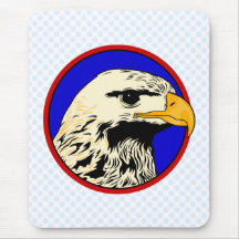 Ernest Eagle Mouse Pads