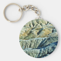Eroded Hills Of 20 Mule Team Canyon Key Chain