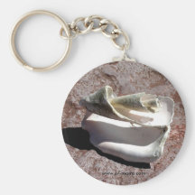 Eroded shell, Los Gatos anchorage Keychains