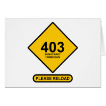 Error 403: Democracy Forbidden Cards