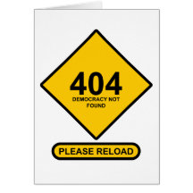Error 404: Democracy Not Found Cards