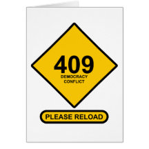 Error 409: Democracy Conflict Card