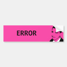 ERROR bumper sticker