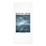 Eruption Inside (Mt. Saint Helens) Personalized Rack Card