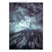 Eruption of Mount Saint Helens Stratovolcano 1980 Cards