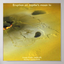 Eruption on Jupiter's moon Io Print