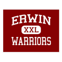 Erwin - Warriors - Middle - Asheville Postcard