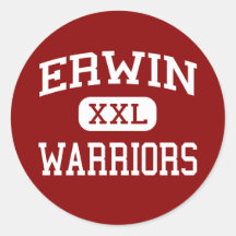 Erwin - Warriors - Middle - Asheville Sticker