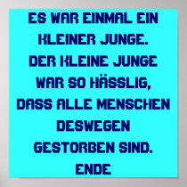 ES WAR EINMAL EIN KLEINER JUNGE.DER KLEINE JUNG... POSTER