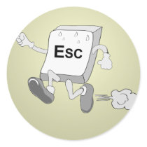 Escape Key Stickers