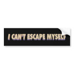Escape Myself Sticker 3D