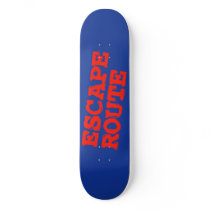 ESCAPE ROUTE DECK CUSTOM SKATE BOARD