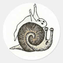 Escargot Autocollants