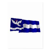 Eschen Waving Flags Postcard