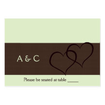 Escort Cards • Personalized Business Card Templates