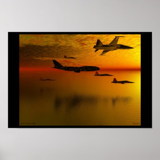 ESCORT Original Digital Art Print by B. Crisp