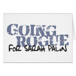 Escroc allant pour Sarah Palin Carte
