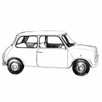 Escultura Coche inglés clásico Escultura Fotográfica