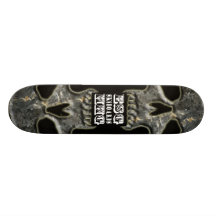 ESGHHG Black Marble Vampire Skull Skate Boards