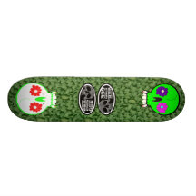 ESGHHG SK8BDS GREEN STONEZ 2 CUSTOM SKATE BOARD