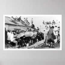 Eskimo Ceremonial Dance in Nome, Alaska 1914 Posters