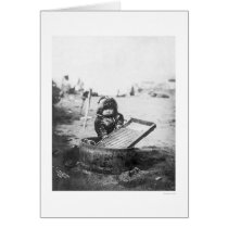 Eskimo Child Alaska 1905 Greeting Card