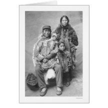 Eskimo Family Portrait 1921 Cards