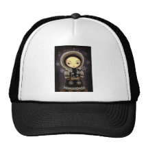 Eskimo girl trucker hat