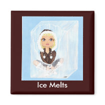 Eskimo in Ice Quantum Cutie Ice Melts Magnets