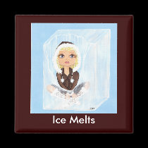 Eskimo in Ice Quantum Cutie Ice Melts magnets