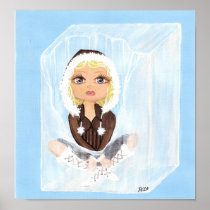 Eskimo in Ice Quantum Cutie Posters