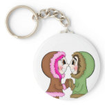 eskimo kisses key chains