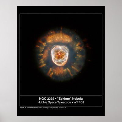 Eskimo Nebula 2392 Hubble Telescope by Space_Exploration